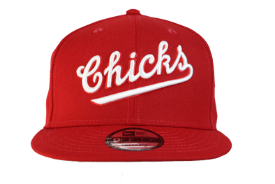 New Era Red Script Chicks Snapback