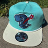 Eugene Emeralds Exploding Whales New Era Golfer Snapback Cap