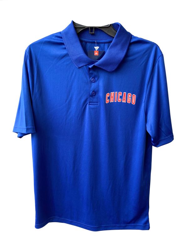 Men's Chicago Cubs Run Speed Polo