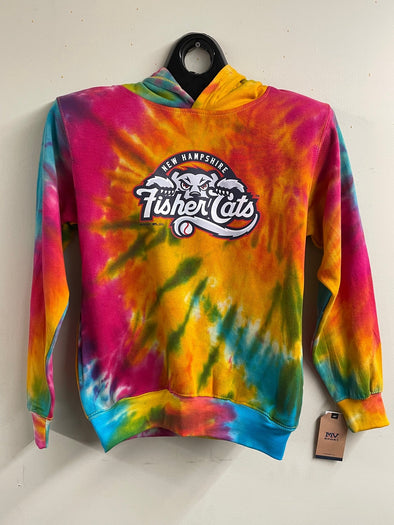 New Hampshire Fisher Cats Youth Crazy Rainbow Hood
