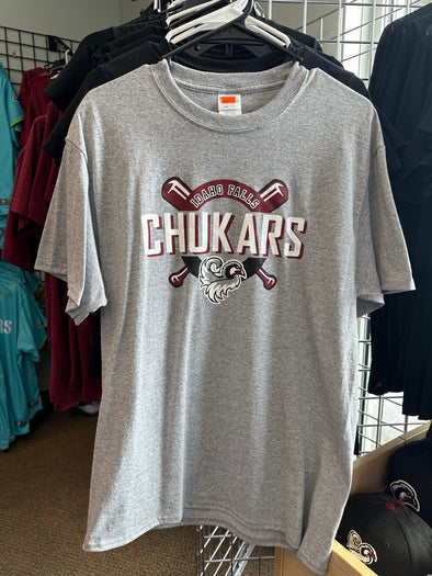 Idaho Falls Chukars Grey Short Sleeve T-shirt