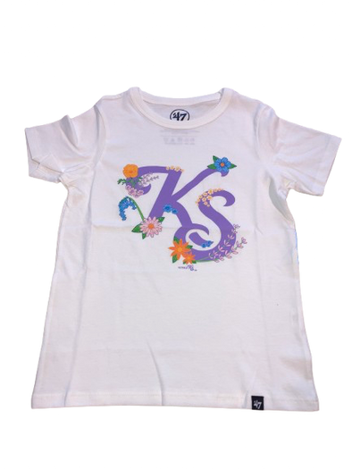 Youth White Wash '47 Brand Tee