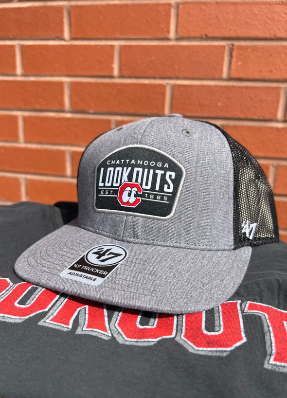 Chattanooga Lookouts Charcoal Slate '47 Trucker