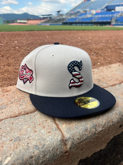 Salem Red Sox New Era 5950 4th of July Hat