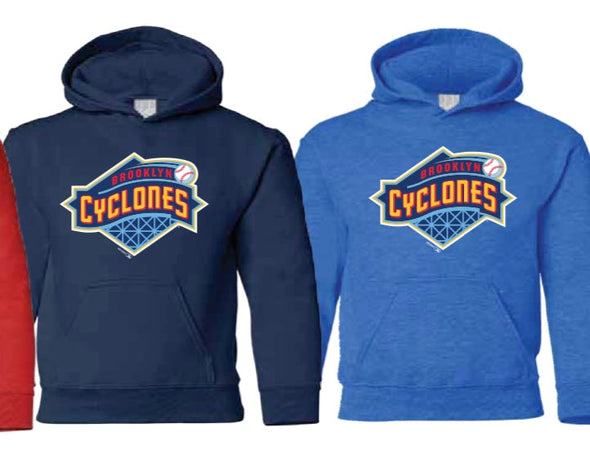 Youth Brooklyn Cyclones Primary Logo Hood