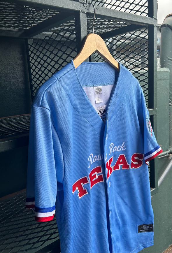 Round Rock Express Adult Fauxback Jersey Tackle Twill replica