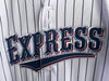 Round Rock Express OT Sports Home Pinstripe Replica Tackle Twill Jersey