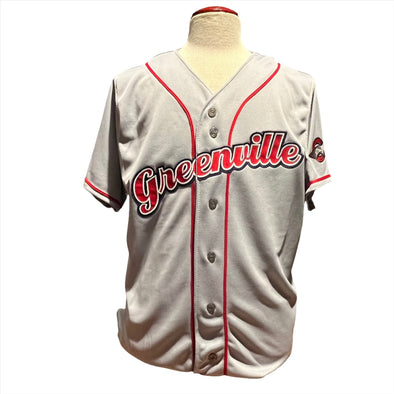 Greenville Drive OT Sports Authentic Gray Road Jersey