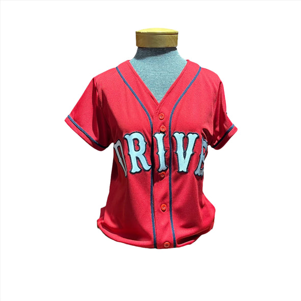 Greenville Drive OT Sport Women's Red On Field Road Replica Jersey