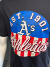 2025 A'S JULY 4TH CIRCLE FLAG TEE