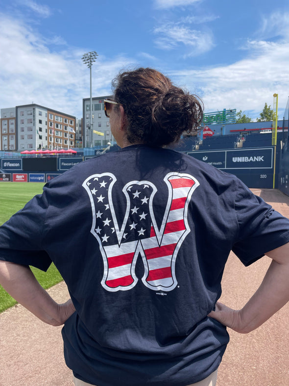 Worcester Red Sox Classic W Flag Tee