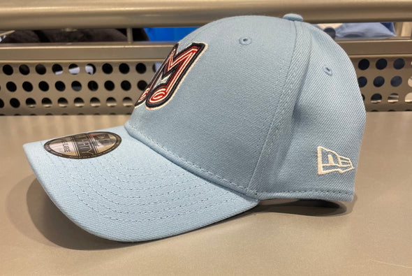 New Era 39Thirty Flex Fit Powder Blue Alternate Cap