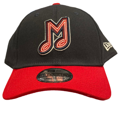 Memphis Redbirds New Era 39Thirty Flex Fit Navy/Red Alternate Cap