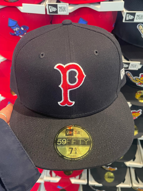 Pawtucket NEW MiLB Logo Plain P 59FIFTY Hat