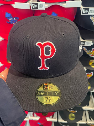 Pawtucket NEW MiLB Logo Plain P 59FIFTY Hat