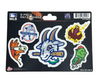 Hartford Yard Goats RICO 5 Piece Decal Sticker Sheet