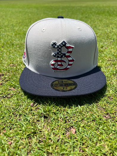 Bradenton Marauders New Era 2024 Independence Day Fitted Hat