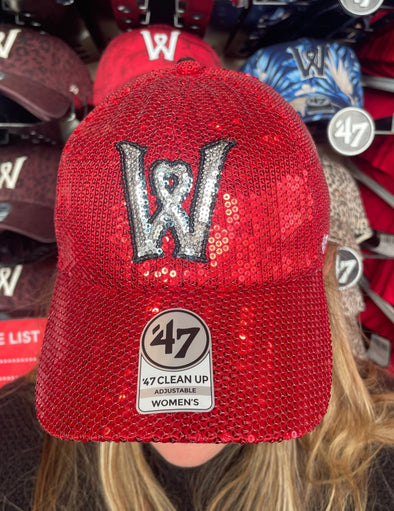 Worcester Red Sox Red Dazzle Heart W Clean Up