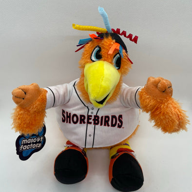 Delmarva Shorebirds Mascot Factory Plush Sherman The Shorebird