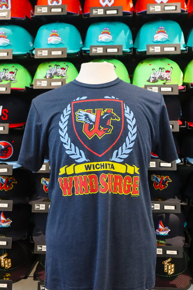 Wichita Wind Surge Adult Homage Crest Tee