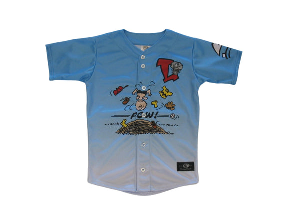 Lansing Lugnuts Youth Peanuts Jersey