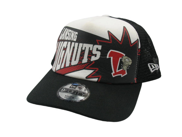 Lansing Lugnuts Youth New Era Trucker Foam/Mesh Hat