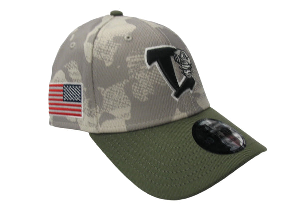 Lansing Lugnuts 2025 New Era Armed Forces 3930 Flex-fit Hat