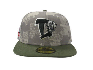 Lansing Lugnuts 2025 New Era Armed Forces 5950 Fitted Hat