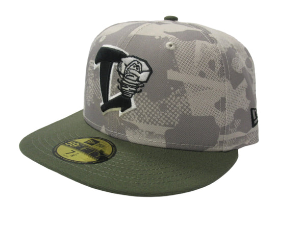 Lansing Lugnuts 2025 New Era Armed Forces 5950 Fitted Hat