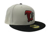 Lansing Lugnuts New Era 5950 Cream/Black Fitted Cap