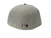 Lansing Lugnuts New Era 5950 Cream/Black Fitted Cap