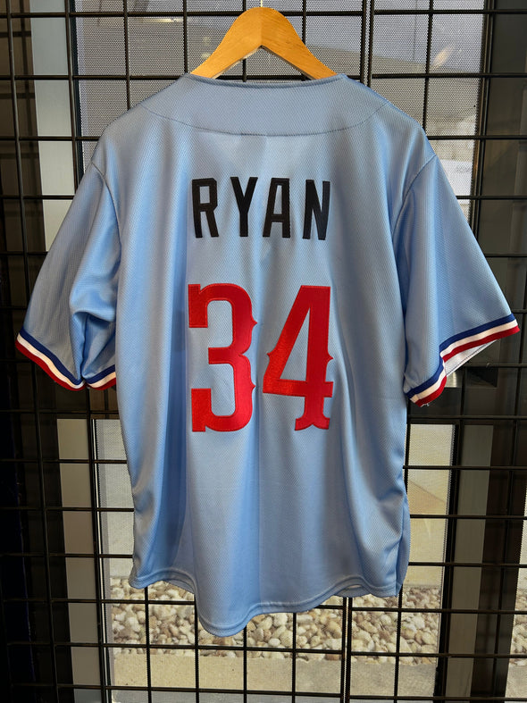 Round Rock Express Customized Sim-Stitch Fauxback Jersey