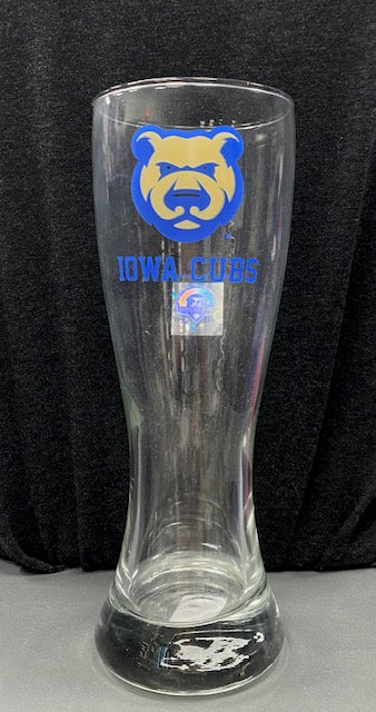 Iowa Cubs Pilsner Beer Glass