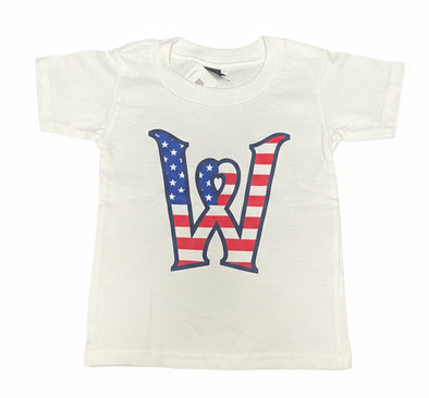Worcester Red Sox Toddler White July 4th Tee