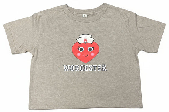 Worcester Red Sox Toddler Gray Clara Worcester Tee