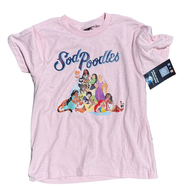 Amarillo Sod Poodles OT Youth Pink Princess Tee