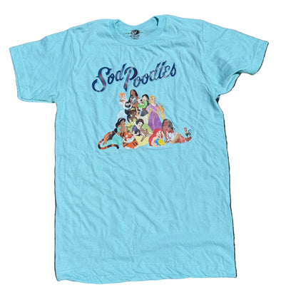 Amarillo Sod Poodles OT Blue Princess Tee