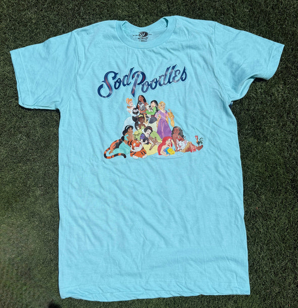 Amarillo Sod Poodles OT Blue Princess Tee