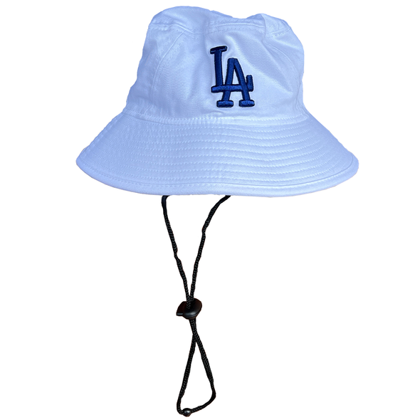 Los Angeles Dodgers New Era White Bucket Hat