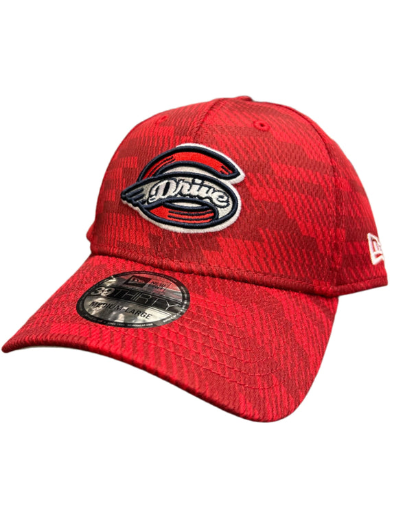 Greenville Drive New Era Red Clubhouse 39THIRTY Hat