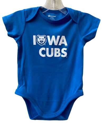 Infant Iowa Cubs BKids Onesie, Royal