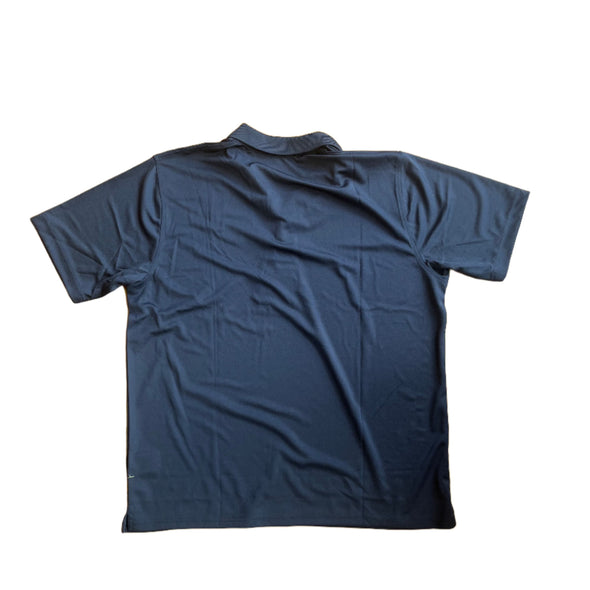 Vansport Omega Solid Mesh Navy Tech Fightin Phils Polo