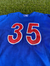 Men's Iowa Cubs Game Worn Royal Jersey #35