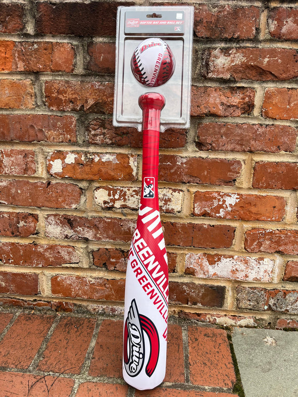 Greenville Drive Rawlings Gameday Big Softee Ball/Bat Set