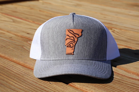 OC Sports Mesh Trucker with Leather Patch