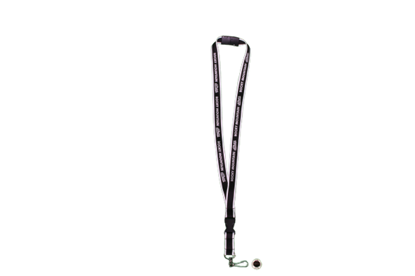 Black Rocky Mountain Vibes Lanyard