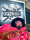 Round Rock Express Joe's Custom Pink Sprinkle Donut 5950 Fitted Cap