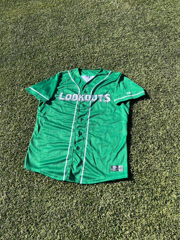 Chattanooga Lookouts Green Power Night Jersey