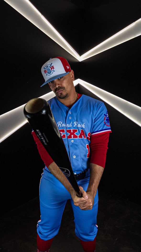 Round Rock Express 2022 Youth Fauxback Jersey Sublimated replica