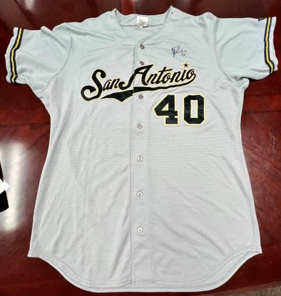 San Antonio Missions Game Worn/Autographed R.J. Alvarez Jersey